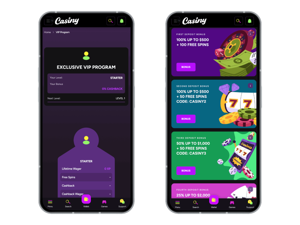 Casiny Casino app