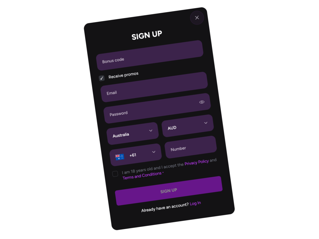 Casiny sign up bonus